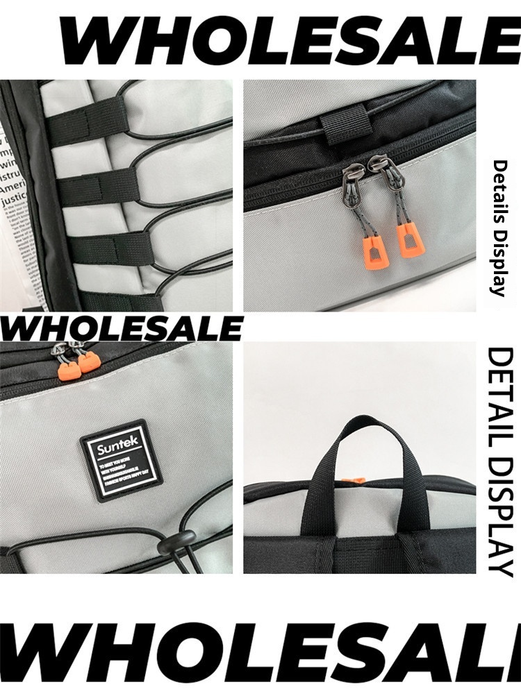 ActiveGo 24 Zaino per studenti autunno inverno da uomo, doppio spallaccio, grande capacità, stile college, borsa da viaggio per esterni, transfrontaliero_voghion.com