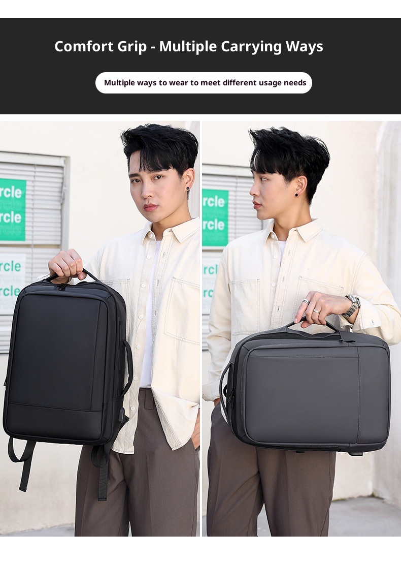 Zaino da uomo ActiveGo Outdoor Hiking di grande capacità, resistente all'acqua, per laptop, casual, da viaggio, borsa a tracolla, all'ingrosso_voghion.com