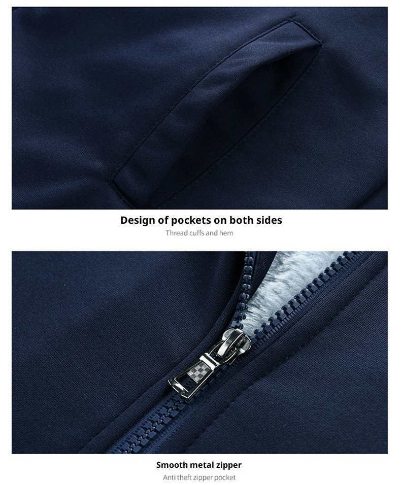 001 M-8XL 2025 Autunno e Inverno Manica Lunga Ispessito Sport Casual Due Pezzi Completo da Uomo_voghion.com