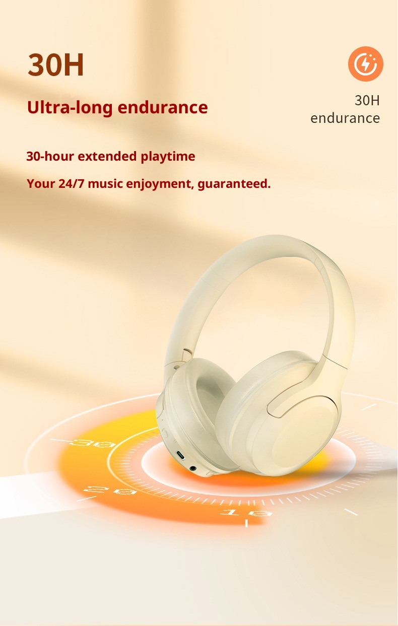 3c Kabellose Bluetooth-Kopfhörer (Herstelleranfertigung) – Nicht-Ohr-Kopfhörer mit Geräuschunterdrückung – Extrem lange Akkulaufzeit – Großer Akku_voghion.com