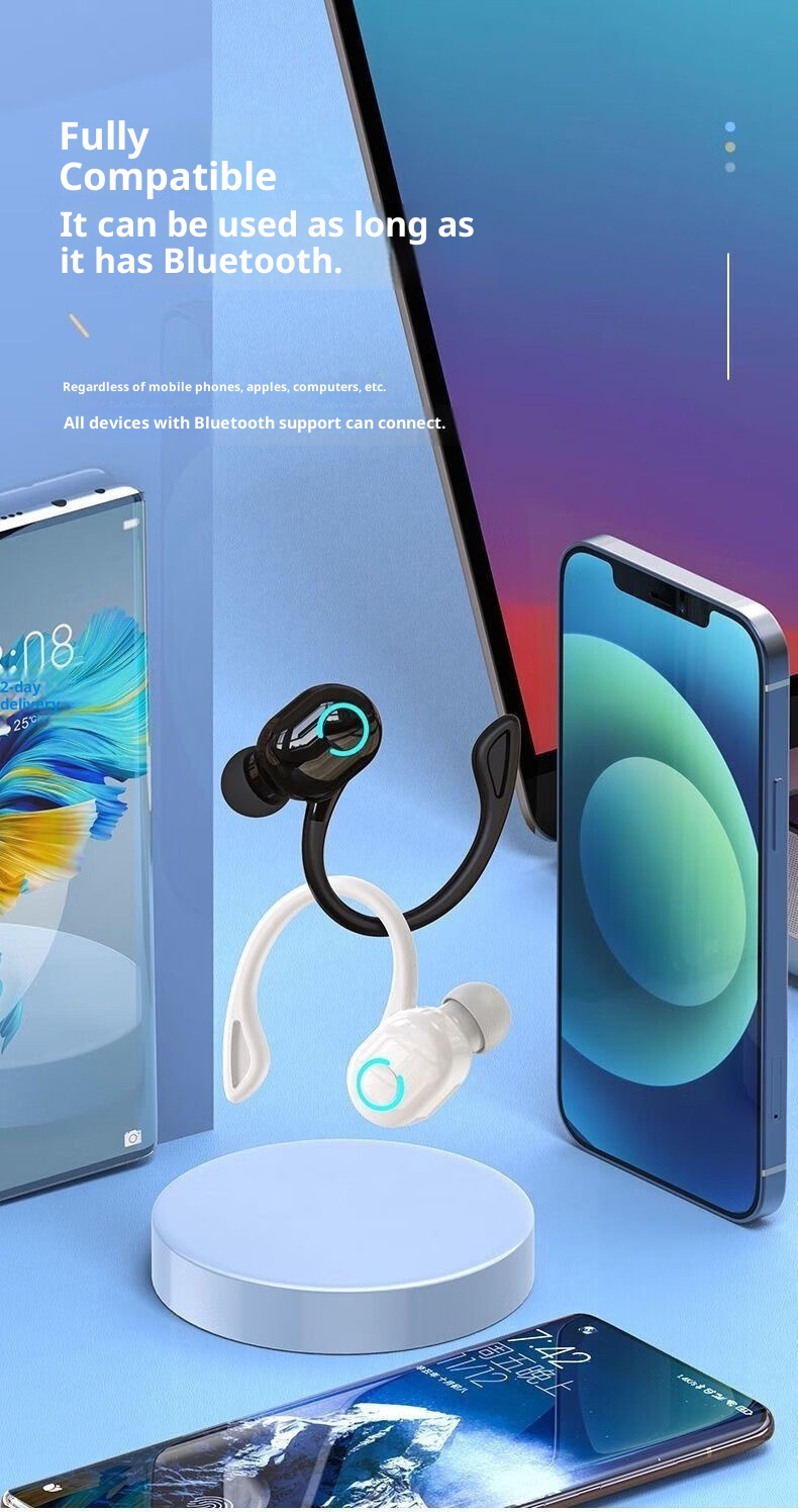 Écouteurs Bluetooth sans fil 3c Cross-Border W6, supra-auriculaires, réduction de bruit, longue autonomie, Huaqiangbei stéréo gaming._voghion.com