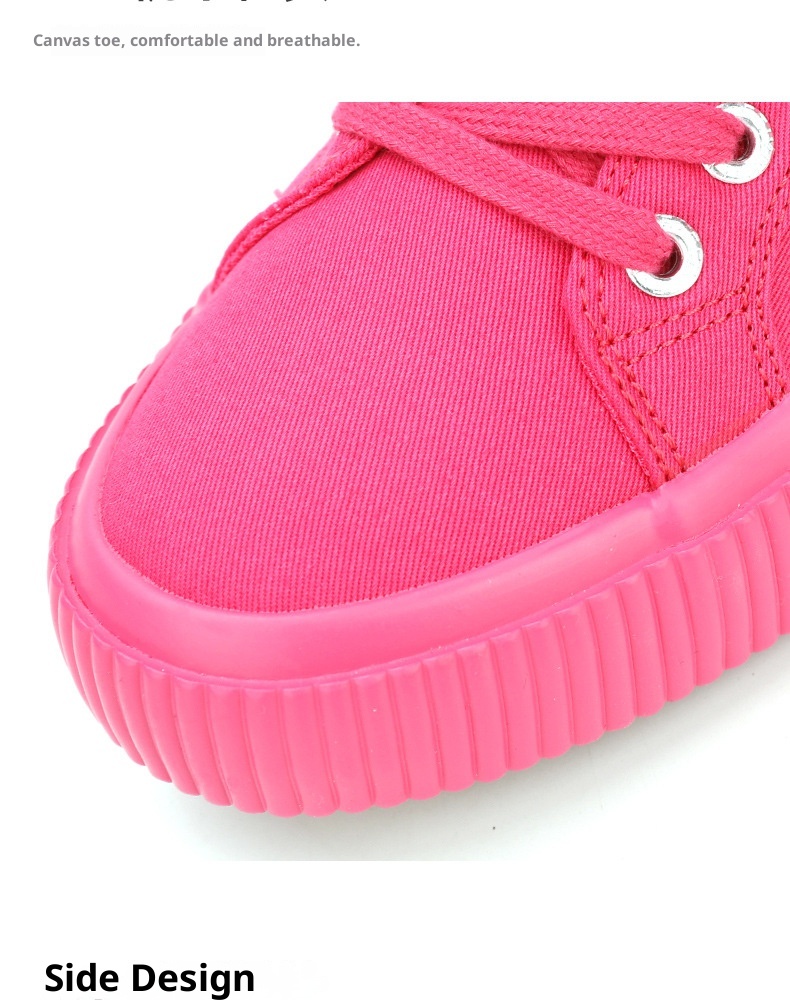 Zees Zees Zees Feiyue Pink Spring New Men's Pure Red Women's Flagship Store Casual Versatile Trendy Canvas Shoes_voghion.com