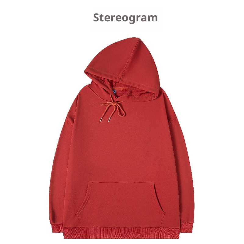 Felpa con cappuccio a maniche lunghe personalizzata da uomo, con ricamo Pr Group Uniform Workwear_voghion.com