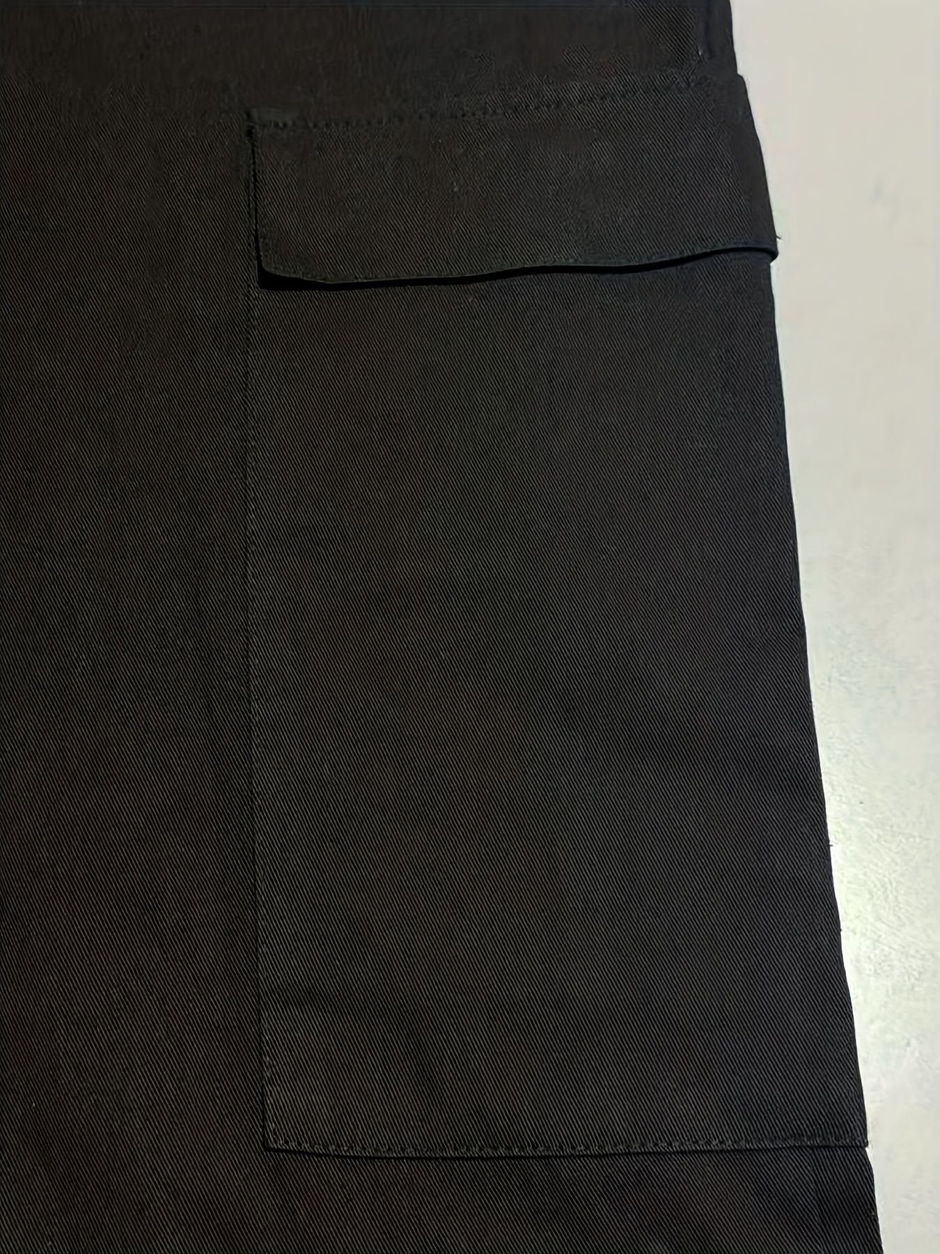 Pantaloni cargo da uomo a vita alta, larghi, dritti, alla moda, casual, di marca europea e americana_voghion.com