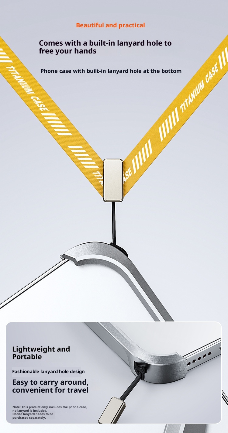 TechGlobe Suitable For 17 Max Phone IPhone 16 Pro Aluminum Alloy New Hollow Frameless Heat Dissipation X Case_voghion.com