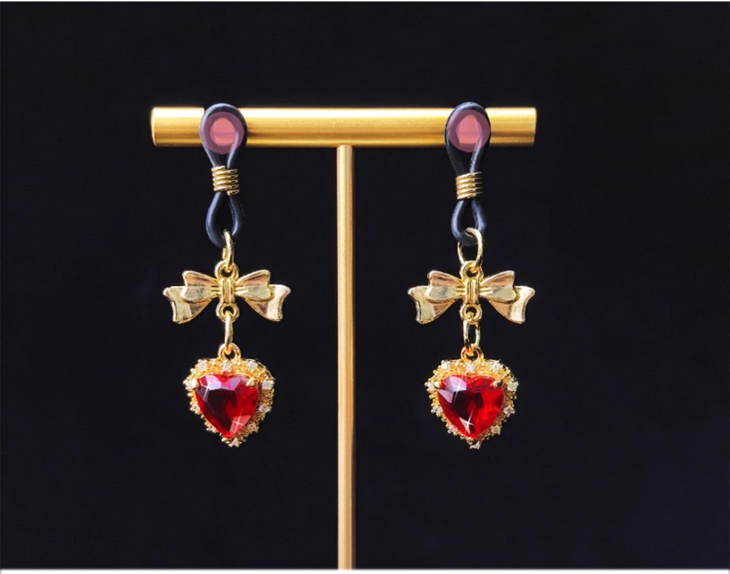 LuvBox Piglet SM Flirt Orgasme Punition en extérieur Élastique Élastique Pinces à tétons réglables Bondage Torture des seins pour adultes_voghion.com