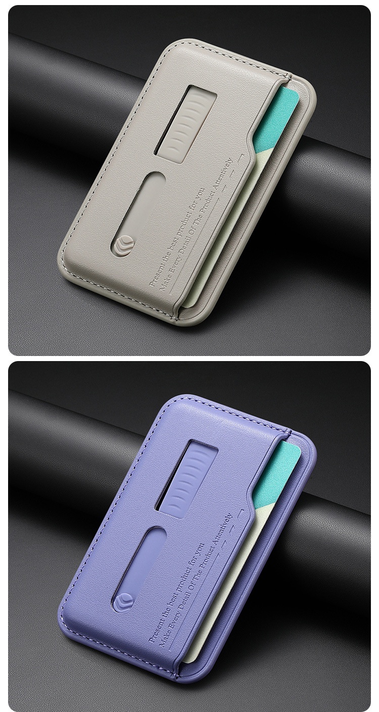 TechGlobe New Design Magnetic Ultra-Thin Holder Card Case Hidden Elastic Telescopic Silicone Wrist Strap Phone Clip_voghion.com
