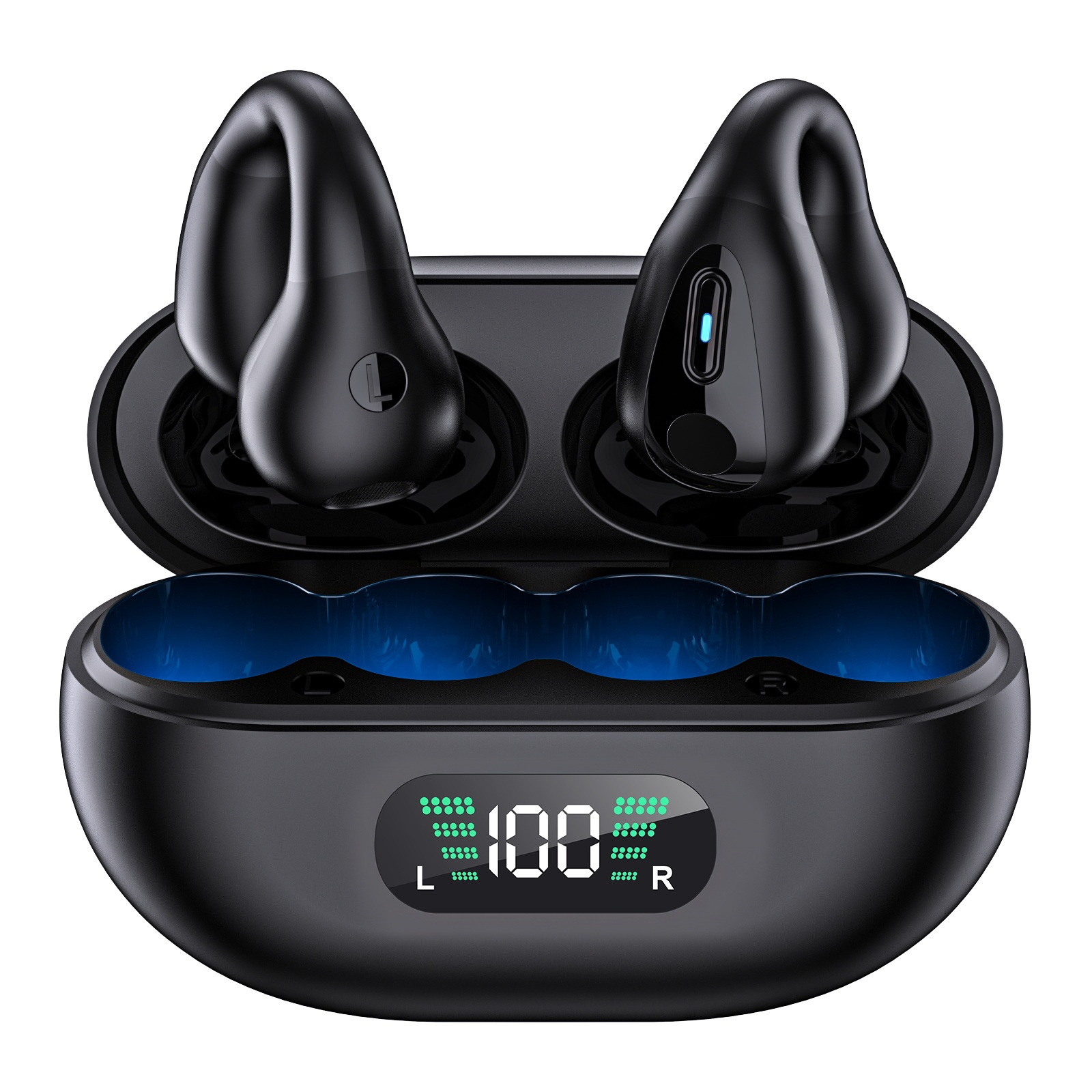 3c Cross-Border Wireless Bluetooth Earphones Over-Ear Private Model Sports Noise Cancelling Headset Large Battery_voghion.com