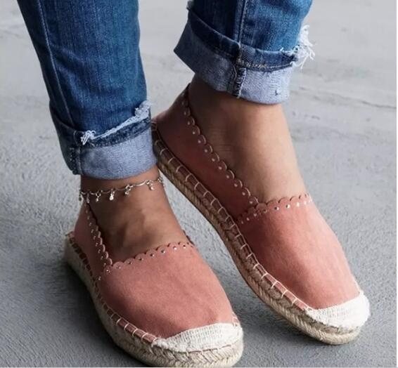 2019 Spring Large Size Foreign Trade Cloth European And American New Style Autumn Flat Casual Fisherman Women's Single_voghion.com