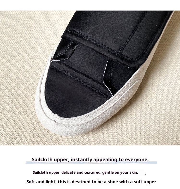 Fornitura di scarpe casual da donna, nuove di zecca, in raso, comode e piatte, bianche, con velcro, di Niche spagnola_voghion.com