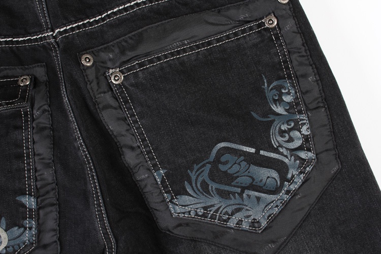 Jeans hip-hop tendance pour homme, style européen et américain, vêtements de danse de rue, pantalon de skate ample délavé, grandes tailles_voghion.com