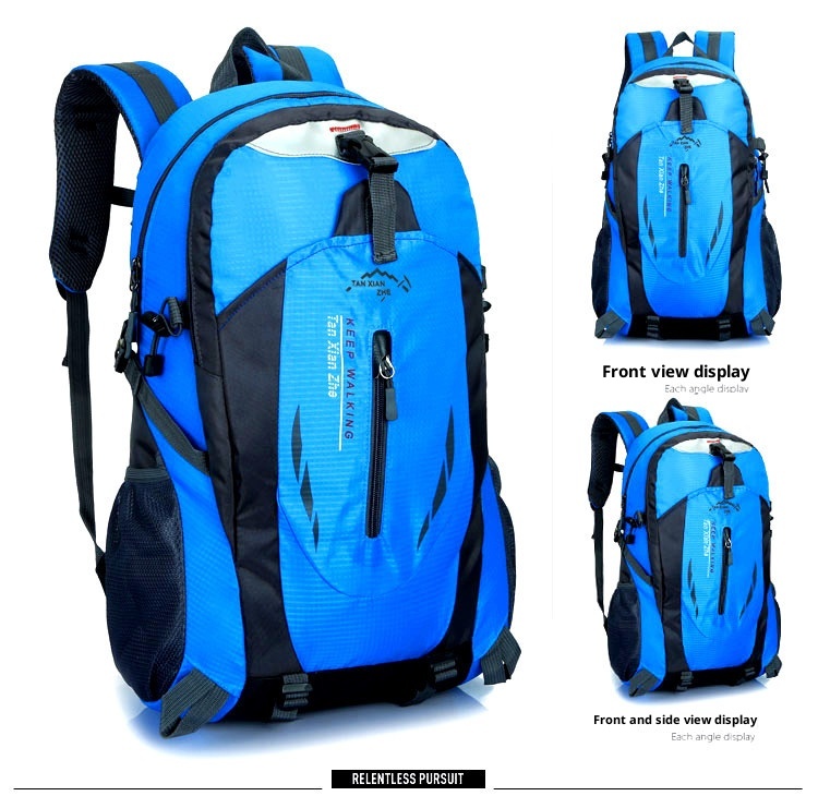 Sac à dos ActiveGo pour l'alpinisme transfrontalier, léger, grande capacité, résistant à l'eau, pour les voyages et les activités sportives décontractées._voghion.com