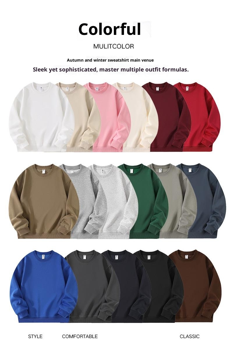 ragazzo all'ingrosso girocollo bianco felpa personalizzata se culturale camicia classe uniforme stampato foderato in pile con cappuccio abbigliamento da lavoro_voghion.com