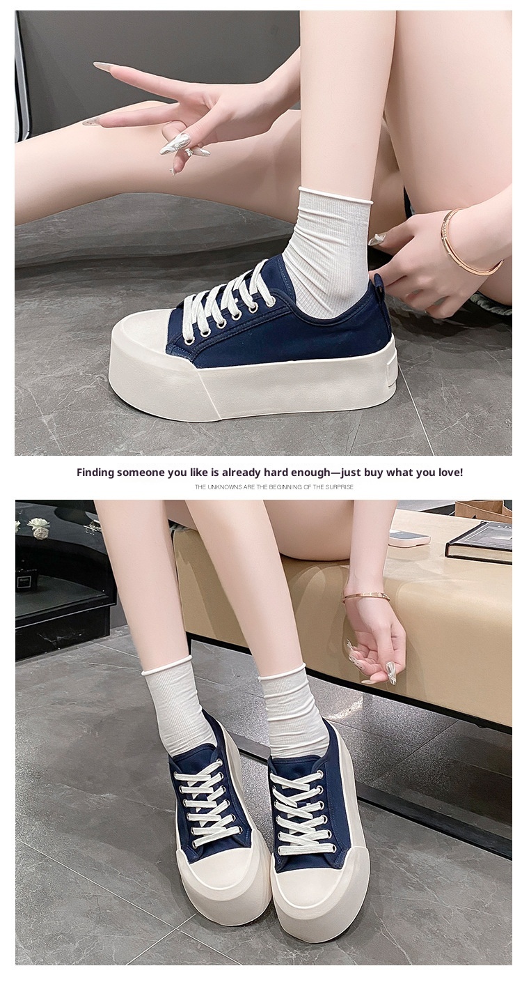 Neue Canvas-Schuhe für Studentinnen – Frühjahr/Sommer 2025: Trendiger europäischer und amerikanischer Stil, lässig, vielseitig, mit dicker Sohle_voghion.com