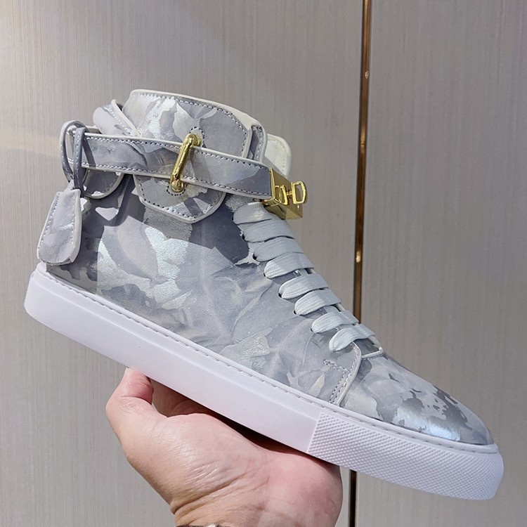 Zees Zees Zees European Style Men's Camouflage Graffiti Couple High-top Korean Trendy Brand Fashion Street Dance Casual Lace-up Lock_voghion.com