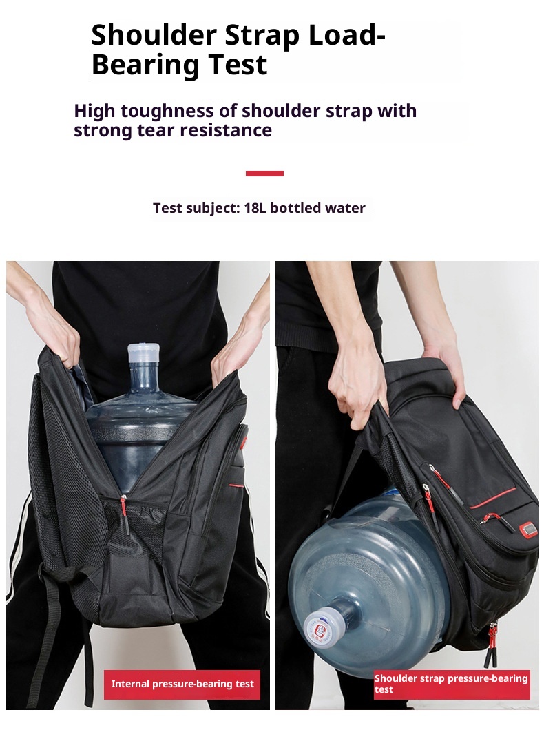 Sac à dos ActiveGo pour le commerce international, grande capacité, idéal pour ordinateur, le sport, la randonnée, l'alpinisme et les courts séjours. Sac à dos étudiant pour les voyages d'affaires et de loisirs._voghion.com