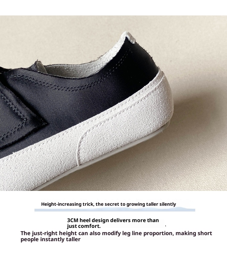 Fornitura di scarpe casual da donna, nuove di zecca, in raso, comode e piatte, bianche, con velcro, di Niche spagnola_voghion.com