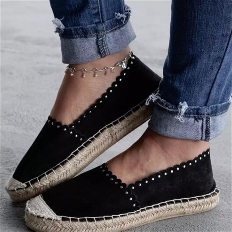 2019 Spring Large Size Foreign Trade Cloth European And American New Style Autumn Flat Casual Fisherman Women's Single_voghion.com