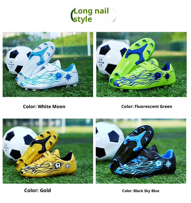 Chaussures de football ShoeGlobe pour adolescentes, garçons et filles, crampons TF, baskets de sport décontractées, étudiantes, compétition, entraînement professionnel_voghion.com
