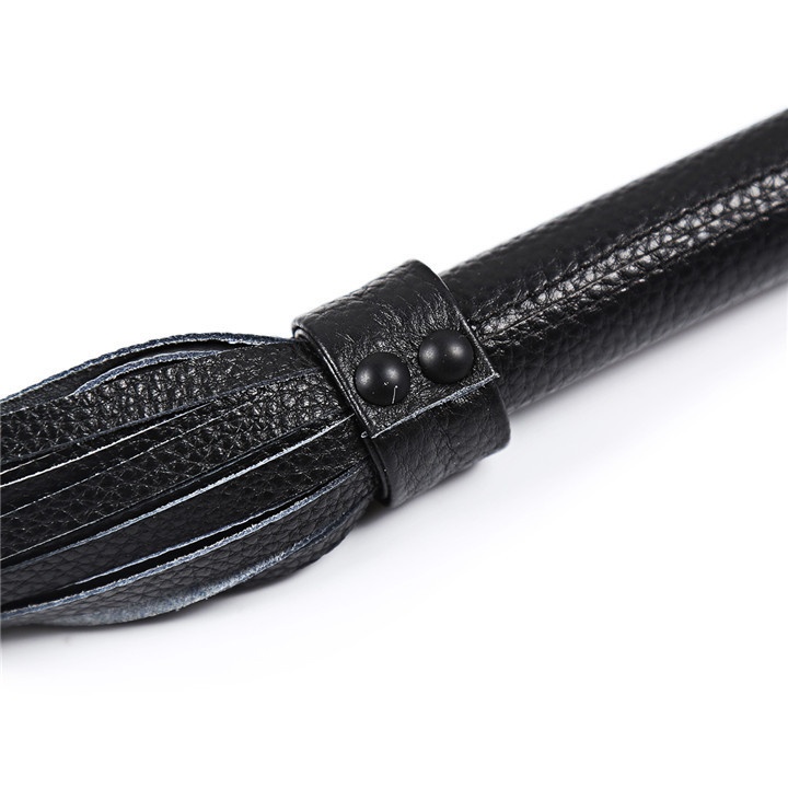 LuvBox SM Small Genuine Cowhide Loose Tassel Whip Sex Toys Export Factory Adult Flirting Leather_voghion.com
