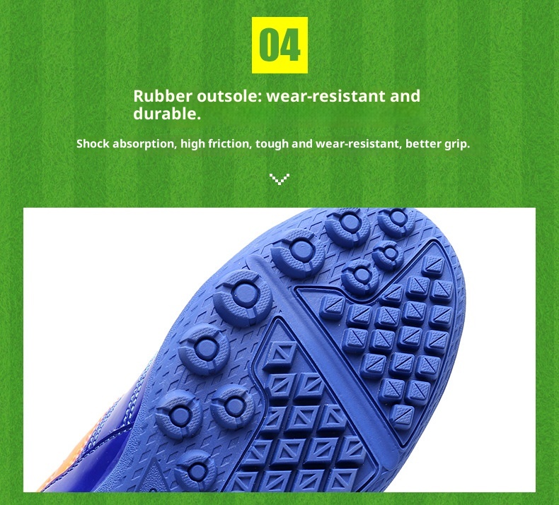 ShoeGlobe Lutai Fußballtrainingsschuhe mit Gummisohle für Jugendliche im Herbst-Design, Rasensportschuhe für Herren, ab Lager im Großhandel_voghion.com
