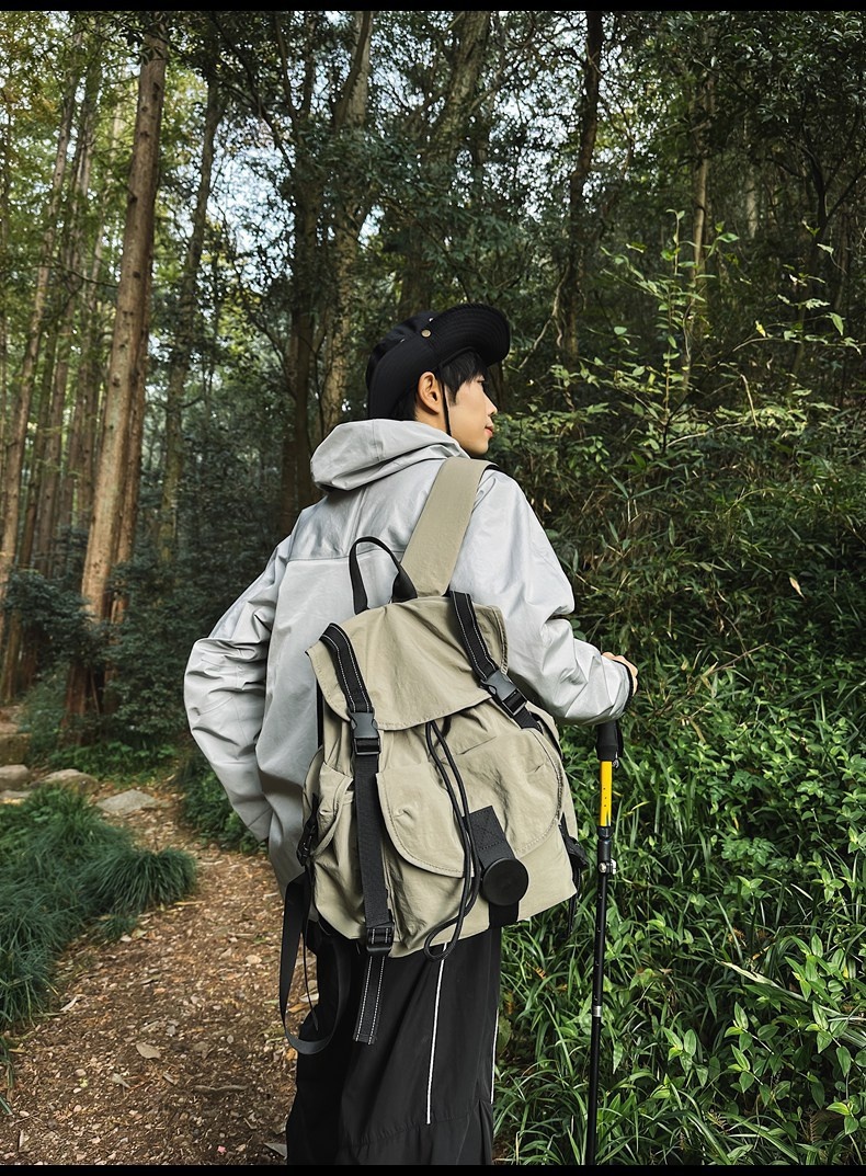 ActiveGo Mountain Style Climbing Outdoor Hiking Backpack Men's New Lightweight Travel Large Capacity Double Shoulder Bag High_voghion.com