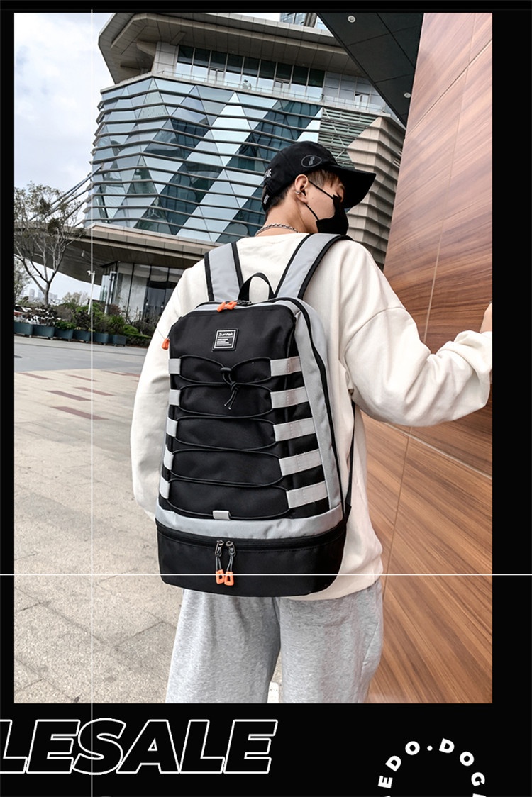 ActiveGo 24 Zaino per studenti autunno inverno da uomo, doppio spallaccio, grande capacità, stile college, borsa da viaggio per esterni, transfrontaliero_voghion.com