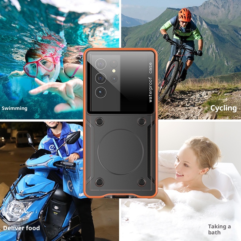 TechGlobe Suitable For Huawei Xiaomi Samsung Phone Waterproof Case Touchscreen Swimming Sealed Diving 15 Underwater_voghion.com