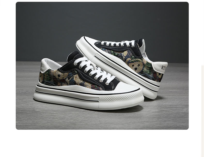 Zees Zees Zees Kaimalon 2025 Neue trendige Marken-Sneaker für den Freizeitbereich mit dicker Sohle, Design Sense Niche im europäischen Stil, koreanische Version, Canvas für Herren._voghion.com