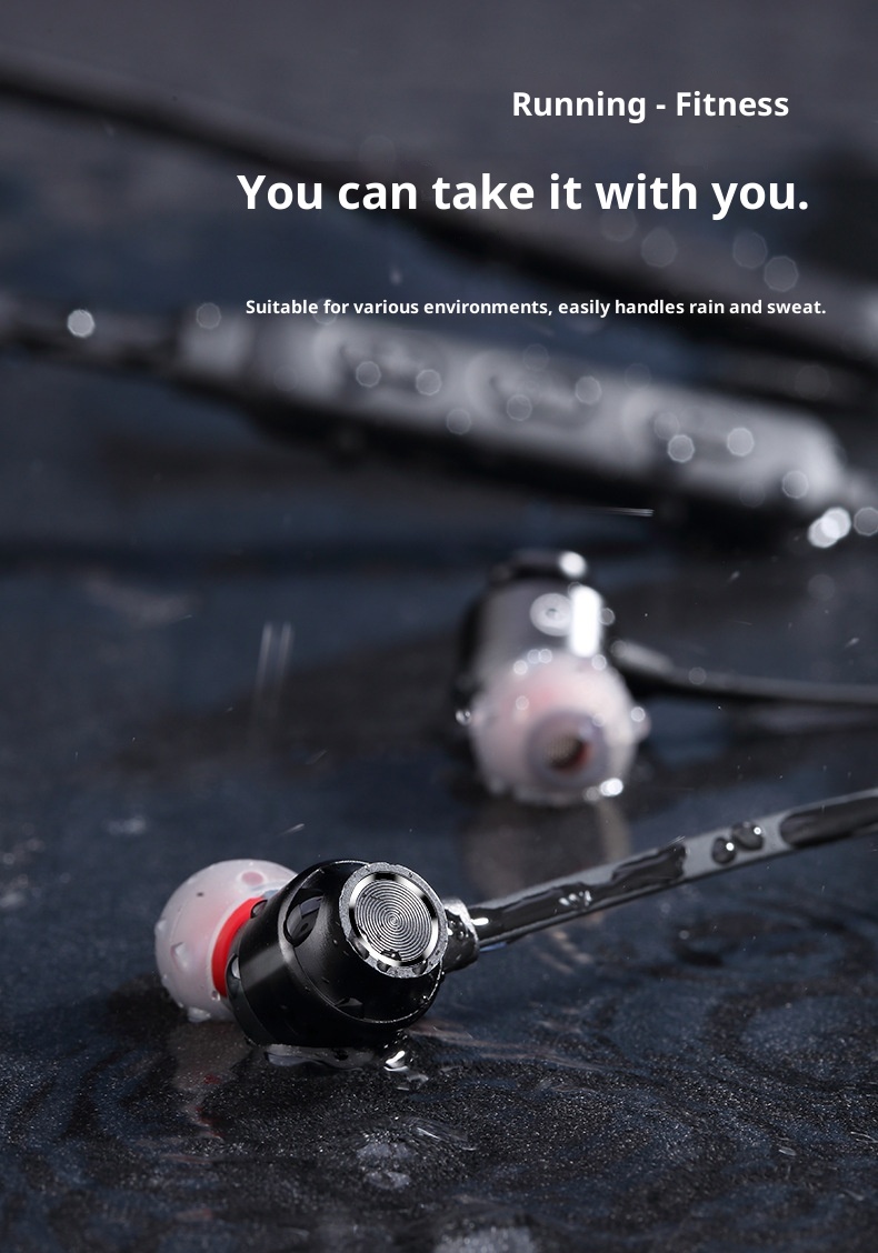 3c Produttore all'ingrosso Cuffie sportive wireless con archetto da collo, auricolari in-ear Bluetooth 5.3 in metallo, disponibili in magazzino_voghion.com