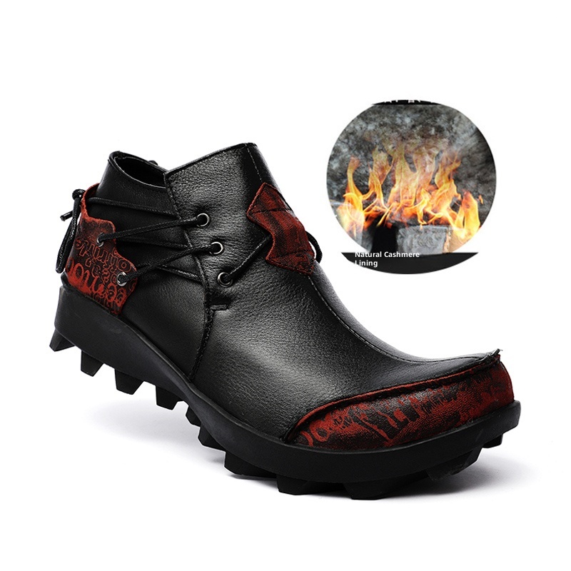 Zees Spring Genuine Personalized Men's Nightclub Trendy Soft Youth Business Formal Leather Pointed Toe Top Layer Cowhide_voghion.com