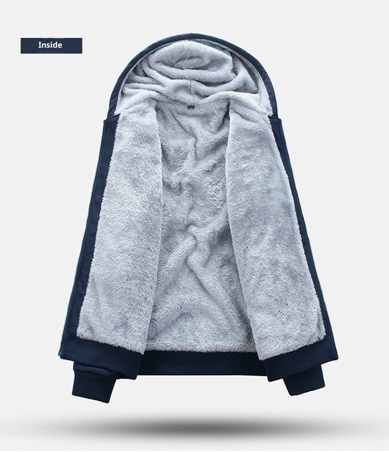 001 M-8XL 2025 Autunno e Inverno Manica Lunga Ispessito Sport Casual Due Pezzi Completo da Uomo_voghion.com