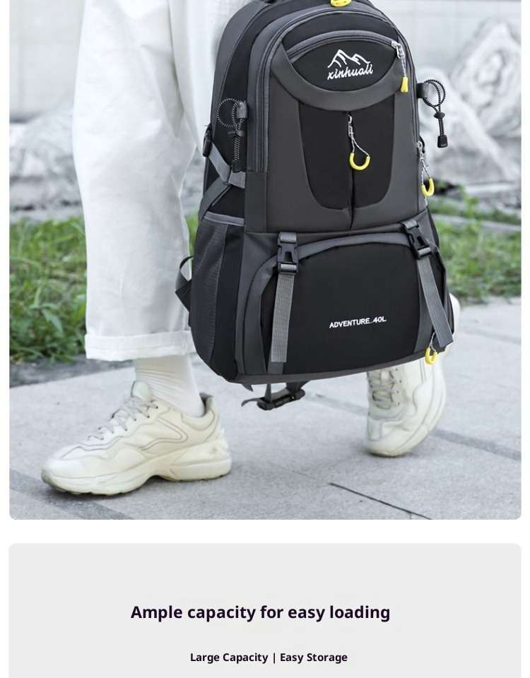 ActiveGo 30L Hiking Men's Double Shoulder Bag Women's Lightweight Outdoor Professional Waterproof 2025 New Large Capacity Travel_voghion.com