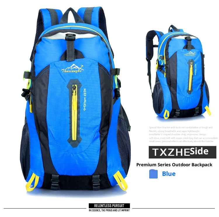 Sac à dos ActiveGo pour l'alpinisme transfrontalier, léger, grande capacité, résistant à l'eau, pour les voyages et les activités sportives décontractées._voghion.com