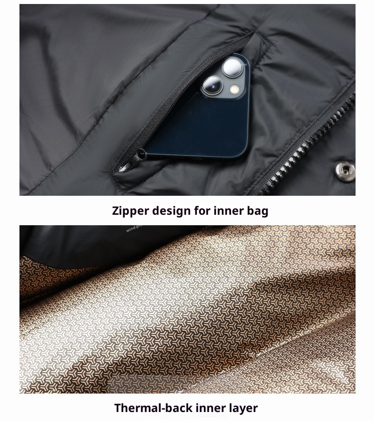 Winterjacke für Jungen 2025, mittellang, dick gefüttert, mit Daunenfüllung, warm, ideal für Väter, kältebeständige Kleidung, Großhandel_voghion.com