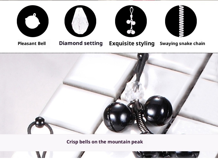 LuvBox LoveRing Clips Seilfessel Hängender Nippel-Teaser mit Glöckchengeräusch Flirt für Erwachsene süß_voghion.com