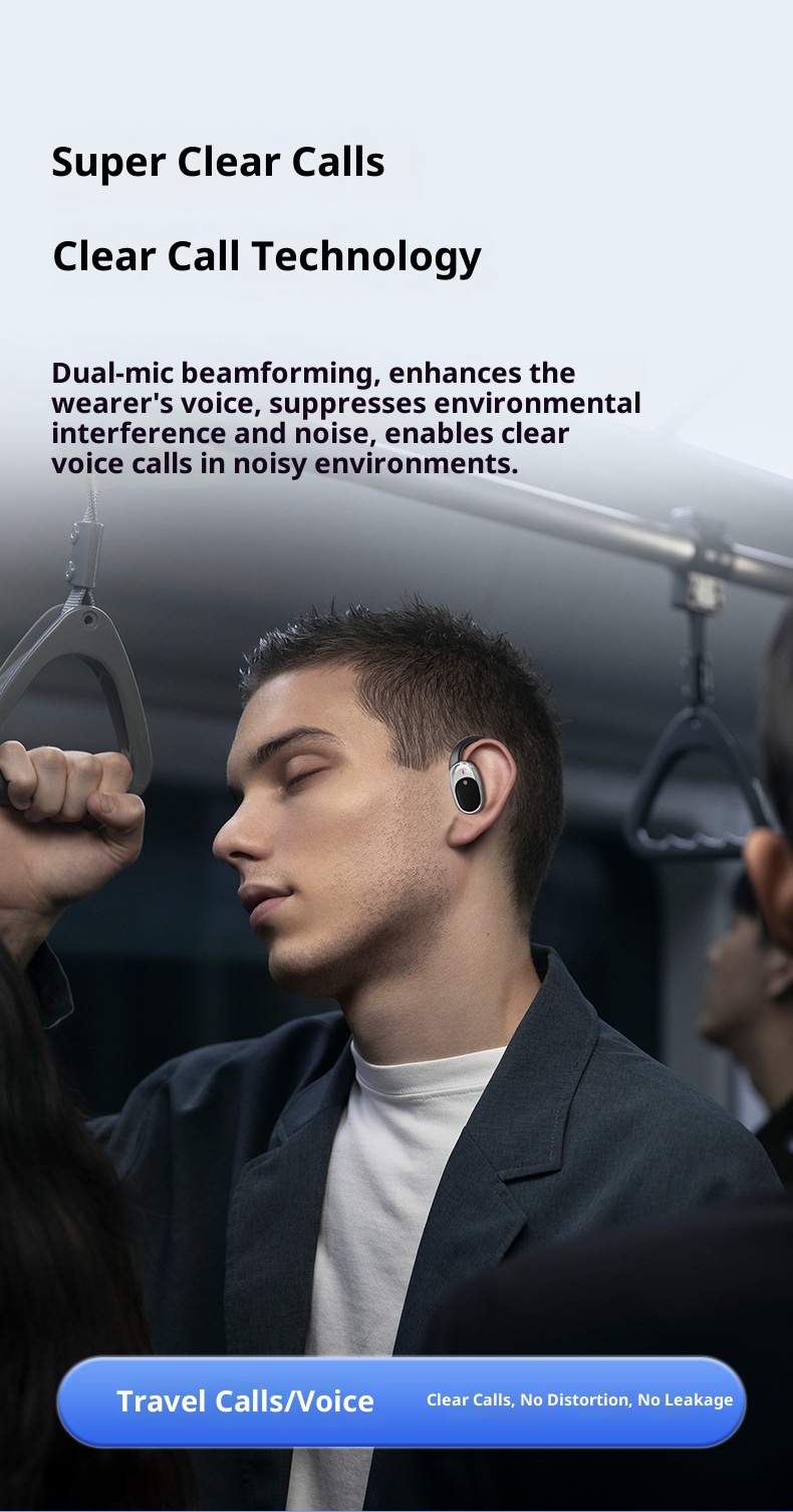 Écouteurs de sport sans fil Bluetooth 3c Cross-Border JM05 avec crochet d'oreille rotatif et longue autonomie (OWS) - Vente en gros_voghion.com