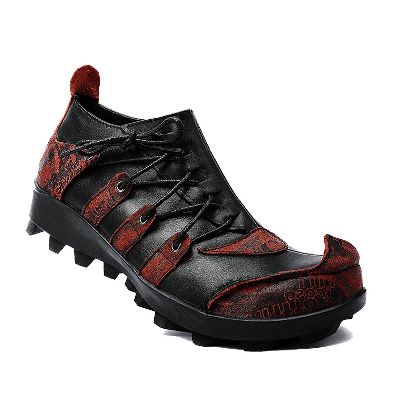 Zees Spring Genuine Personalized Men's Nightclub Trendy Soft Youth Business Formal Leather Pointed Toe Top Layer Cowhide_voghion.com