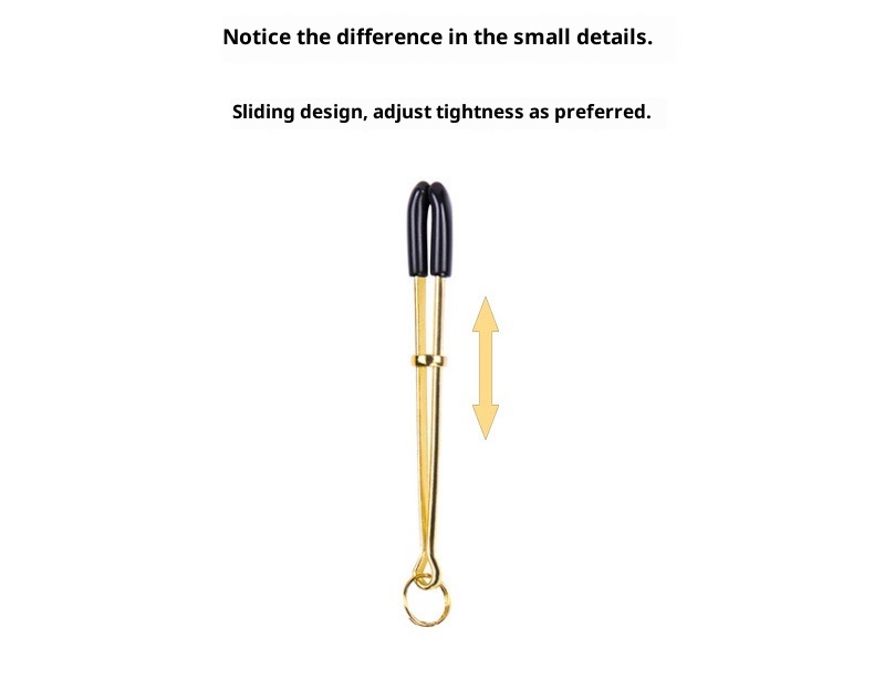 Morsetti per capezzoli LuvBox Anello erotico SM Flirting con suono di campanello Regolabile Prodotti per adulti Formazione_voghion.com