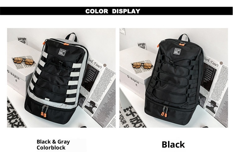 ActiveGo 24 Zaino per studenti autunno inverno da uomo, doppio spallaccio, grande capacità, stile college, borsa da viaggio per esterni, transfrontaliero_voghion.com