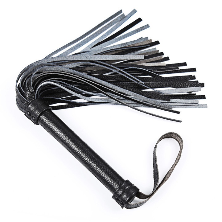 LuvBox SM Small Genuine Cowhide Loose Tassel Whip Sex Toys Export Factory Adult Flirting Leather_voghion.com