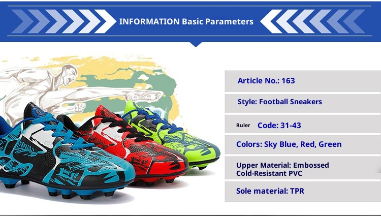 ShoeGlobe Cross-border Adult voor heren en dames, kunstgras antislip noppen trainingsschoenen, basisschoolleerlingen lang_voghion.com