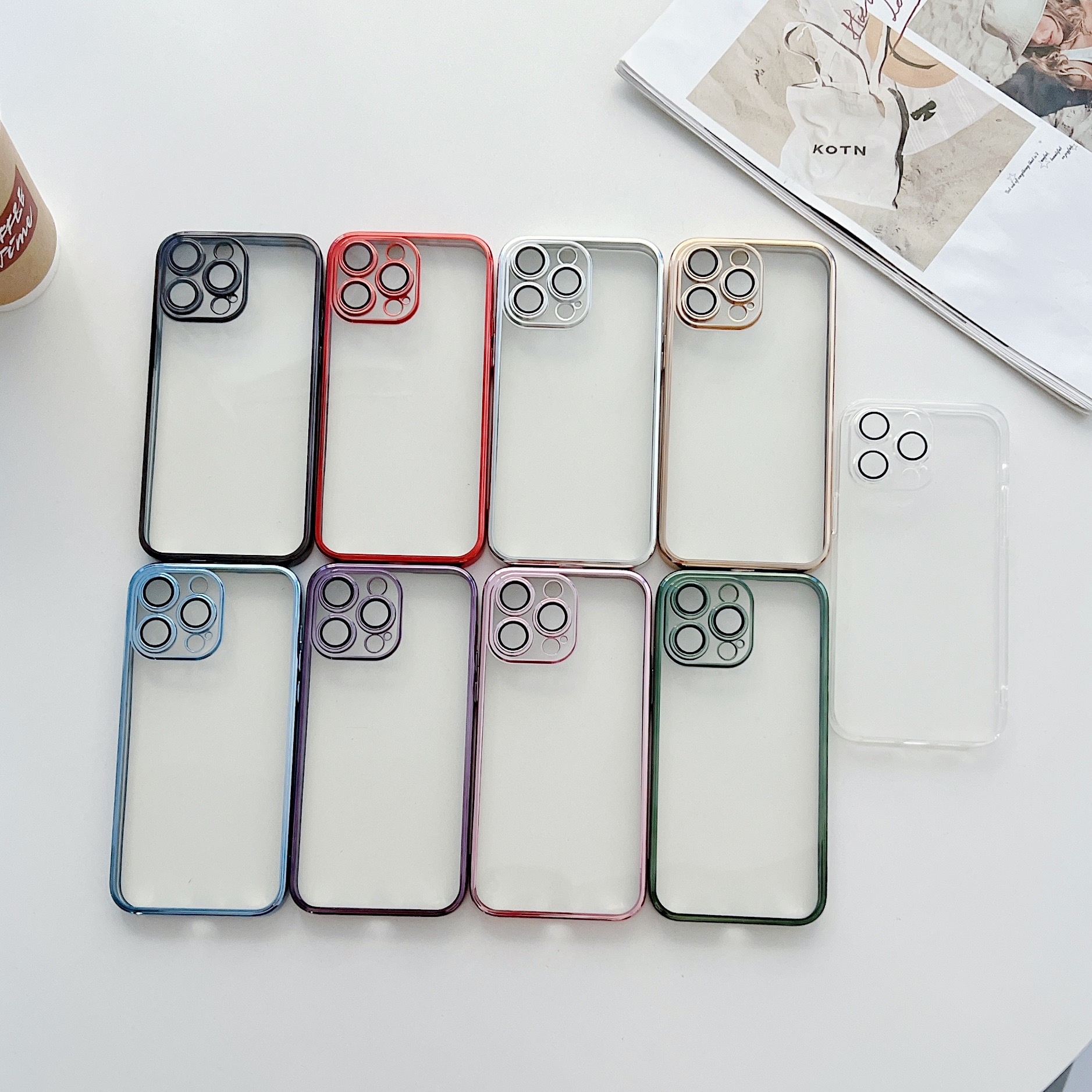 TechGlobe Suitable For 15 Max With Lens Phone Case 13 Electroplated Dustproof Full Covage 14 Pro Shockproof Protective_voghion.com