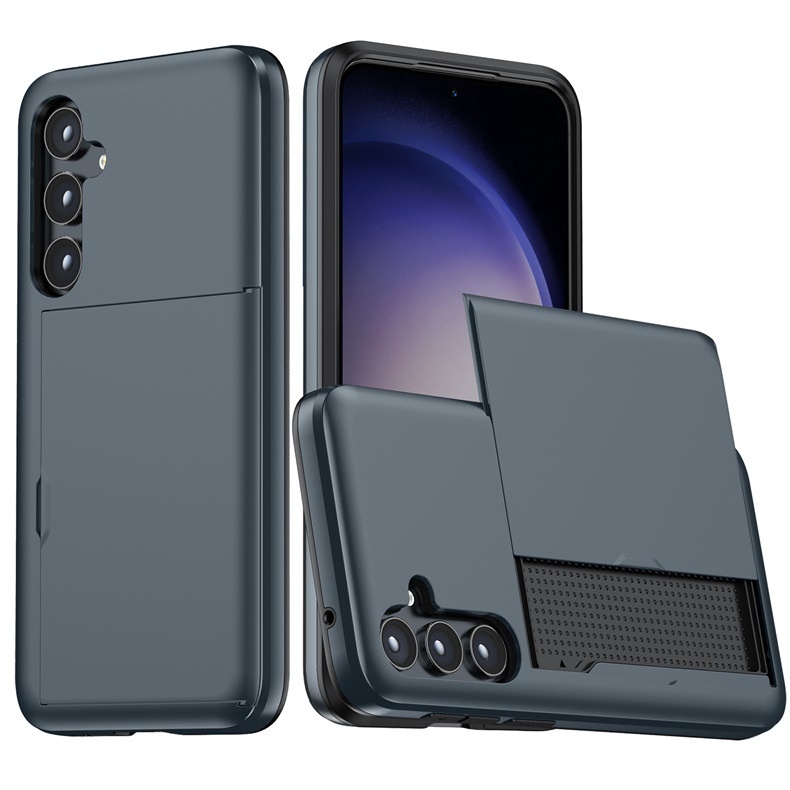 TechGlobe Suitable For Samsung A56 Phone Galaxy A36 Slide Cover Card Slot Two-in-One Wallet Shockproof Protective Case A17_voghion.com