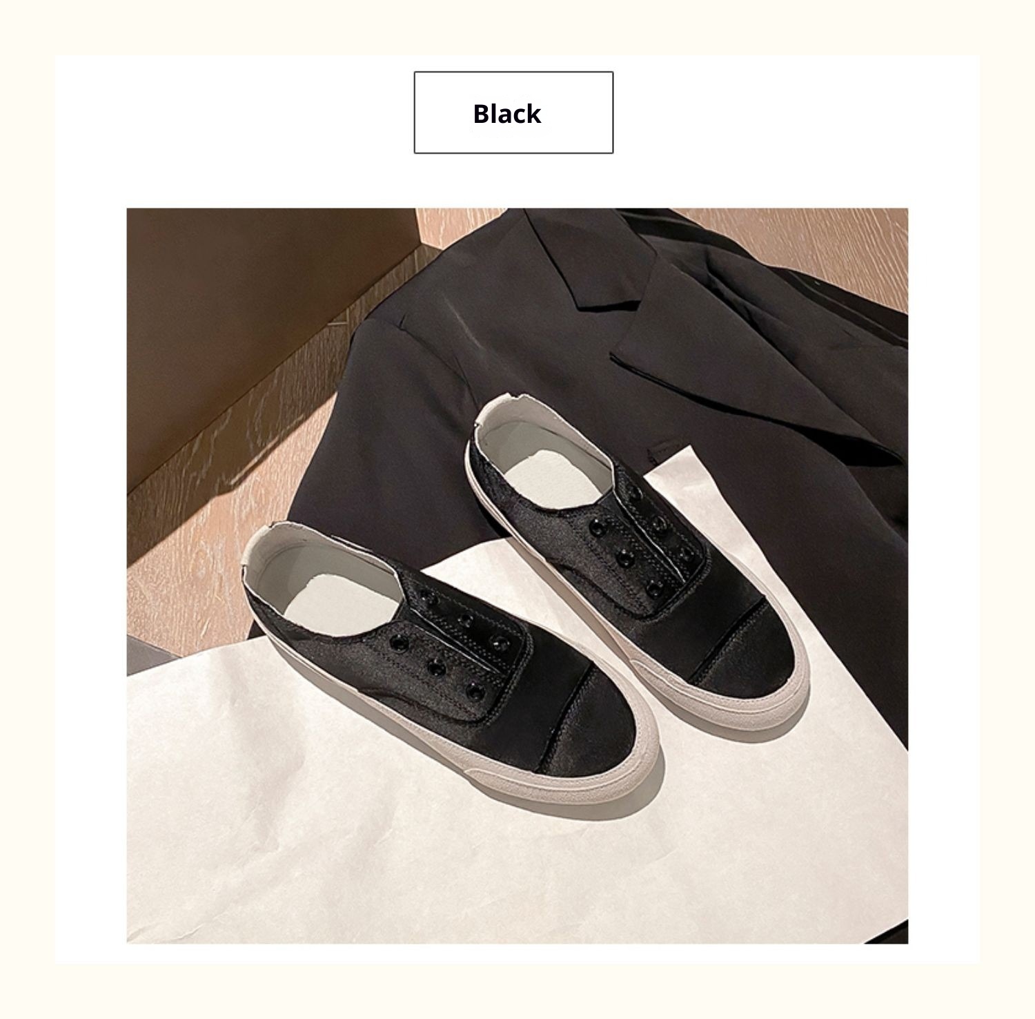 Ciabatte da donna in raso di seta, slip-on, in tela, 2025, nuove scarpe casual bianche con suola morbida spagnola_voghion.com