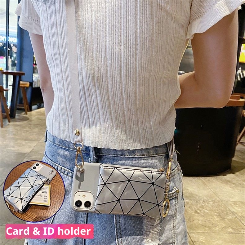 TechGlobe Compatible With 14 Phone Case 16Pro/Card Holder/15Pro/13/8 Crossbody 12/iPhone 17 Coin Purse 12_voghion.com