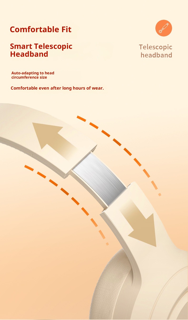 3c Kabellose Bluetooth-Kopfhörer (Herstelleranfertigung) – Nicht-Ohr-Kopfhörer mit Geräuschunterdrückung – Extrem lange Akkulaufzeit – Großer Akku_voghion.com
