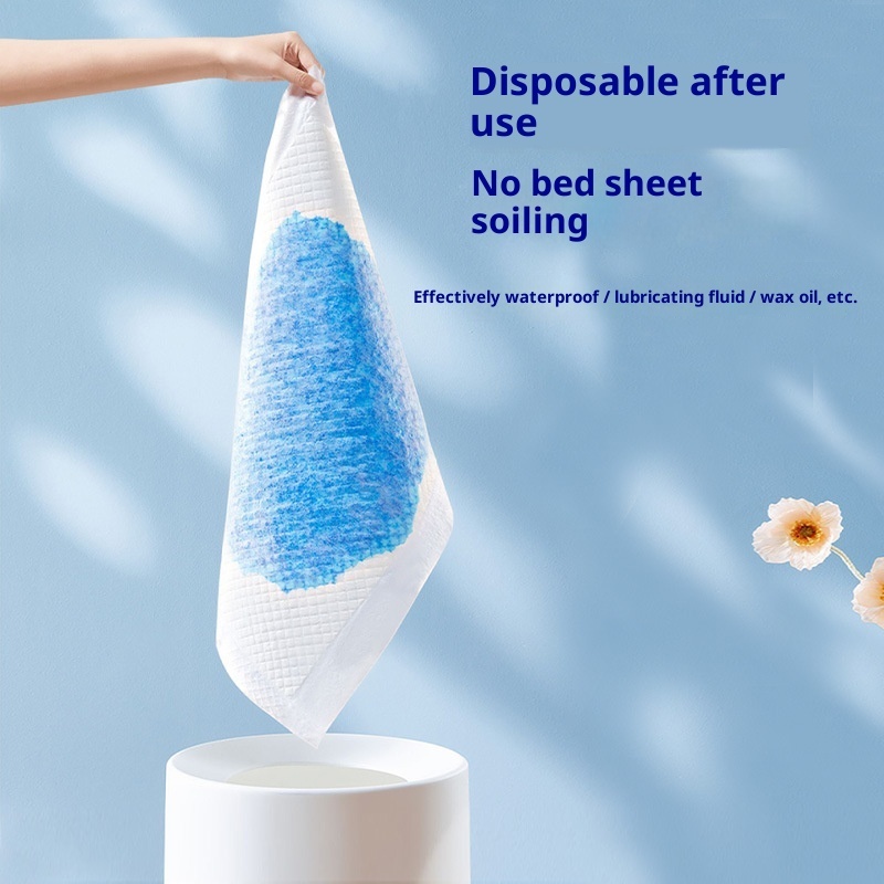 Drap-housse jetable imperméable et résistant à l'huile LuvBox Sexy Push Oil, idéal pour matelas d'hôtel et sextoys pour couples._voghion.com