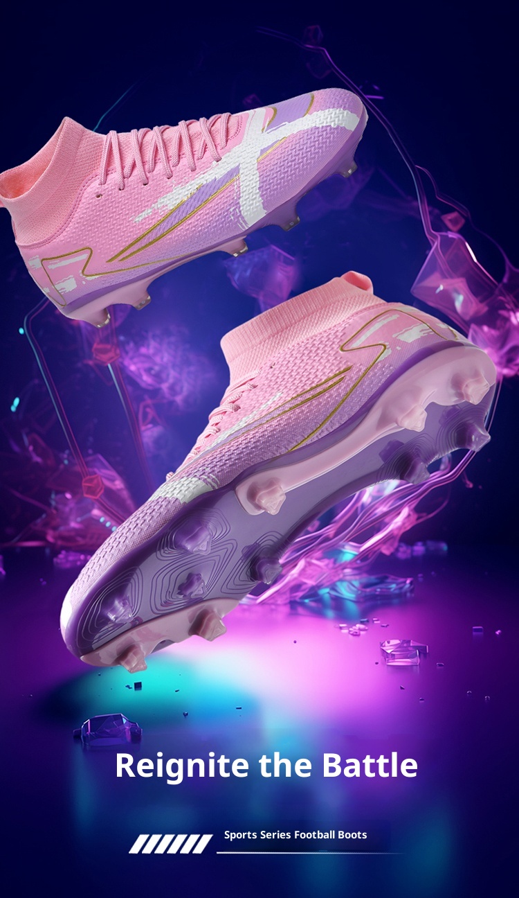 ShoeGlobe 2025 New Men's Boys And TF Cleats Training Elementary School Girls Special AG Long Spikes Soccer Shoes_voghion.com