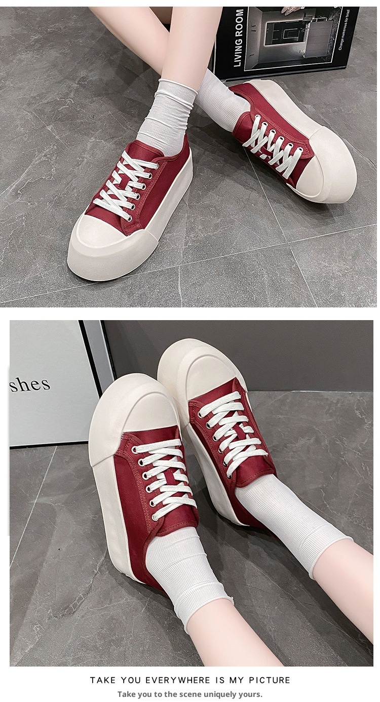 Neue Canvas-Schuhe für Studentinnen – Frühjahr/Sommer 2025: Trendiger europäischer und amerikanischer Stil, lässig, vielseitig, mit dicker Sohle_voghion.com